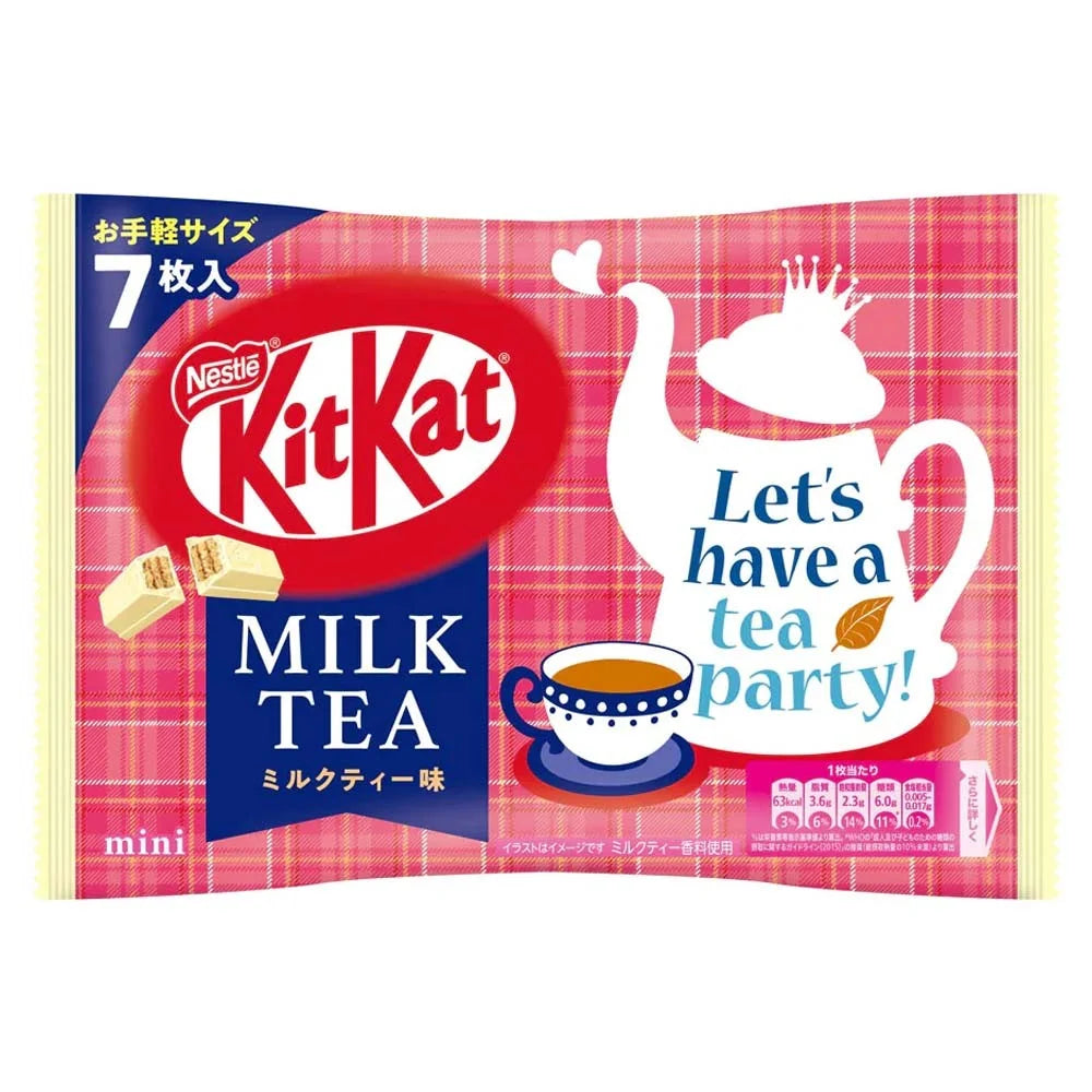 Kit Kat mini japonais goût Milk Tea (sachet de 7)
