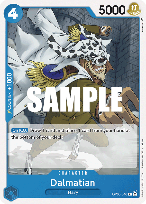 OP05-046 C ENG Dalmatian Carte personnage commune