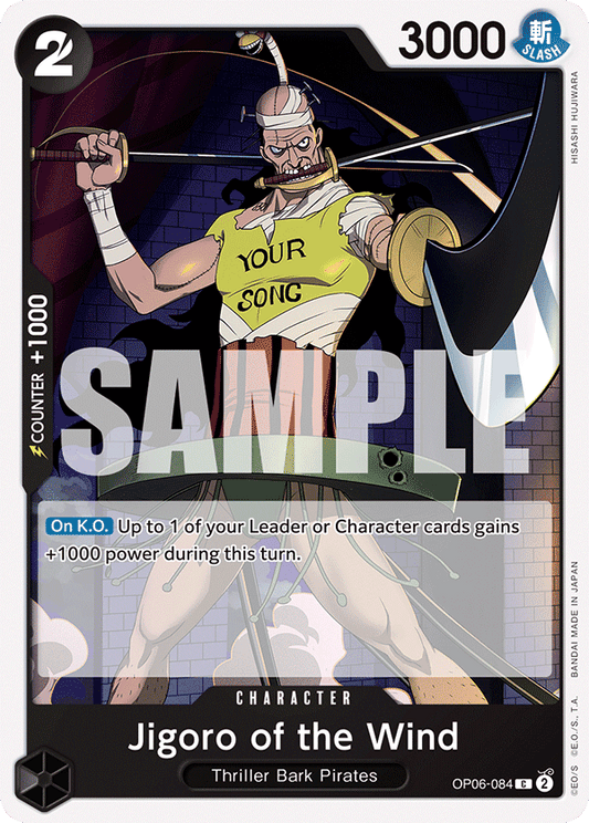 OP06-084 C ENG Jigoro of the Wind Carte personnage commune