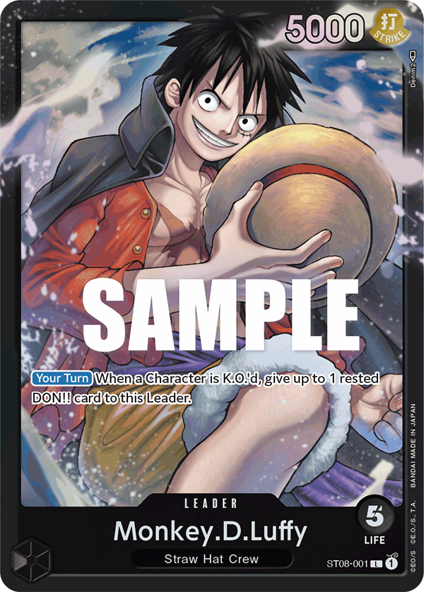 ST-08 ENG Monkey D. Luffy Deck de démarrage