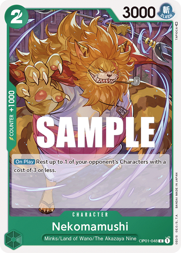 OP01-048 C ENG Nekomamushi Carte personnage commune