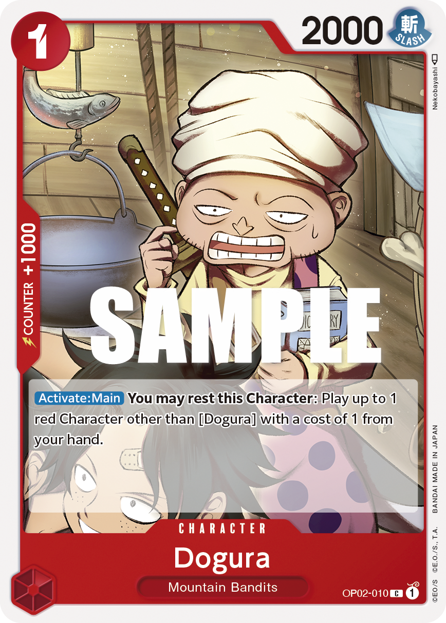 OP02-010 C ENG Dogura Carte personnage commune