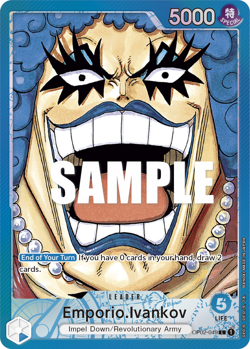 OP02-051 SR ENG Emporio Ivankov Parallèle Carte personnage Super Rare