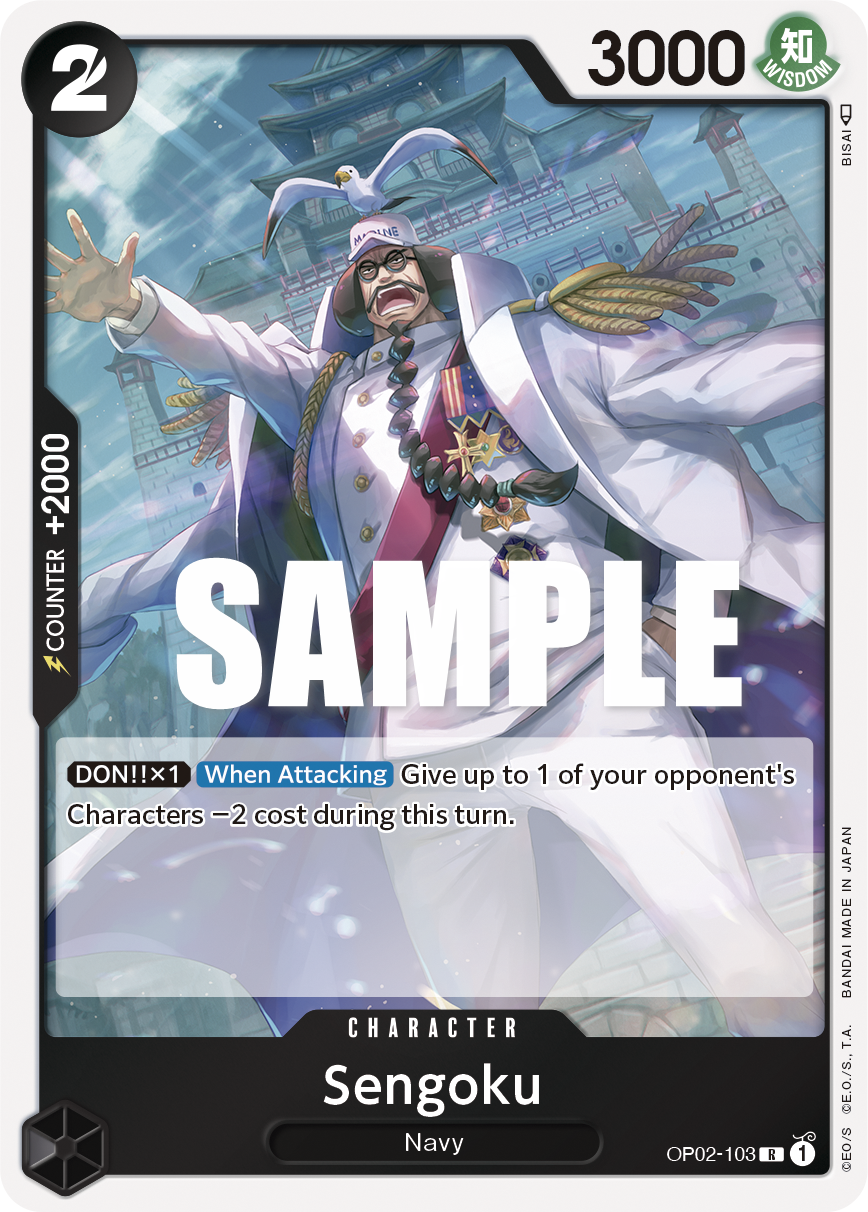 OP02-103 R ENG Sengoku Carte personnage rare