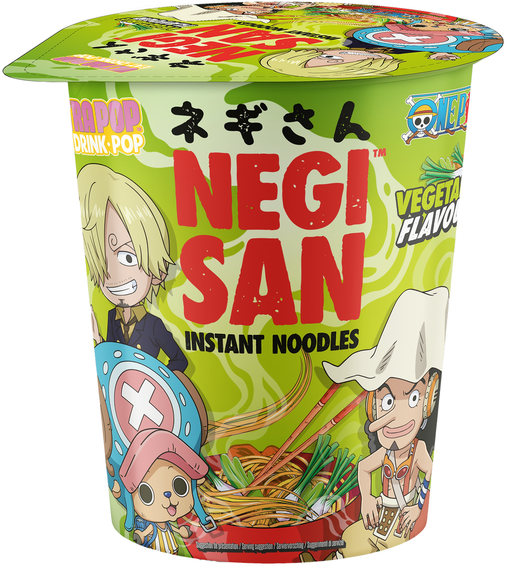 Negisan Cup Noodle One Piece Sanji / Usopp / Chopper Instant Noodl