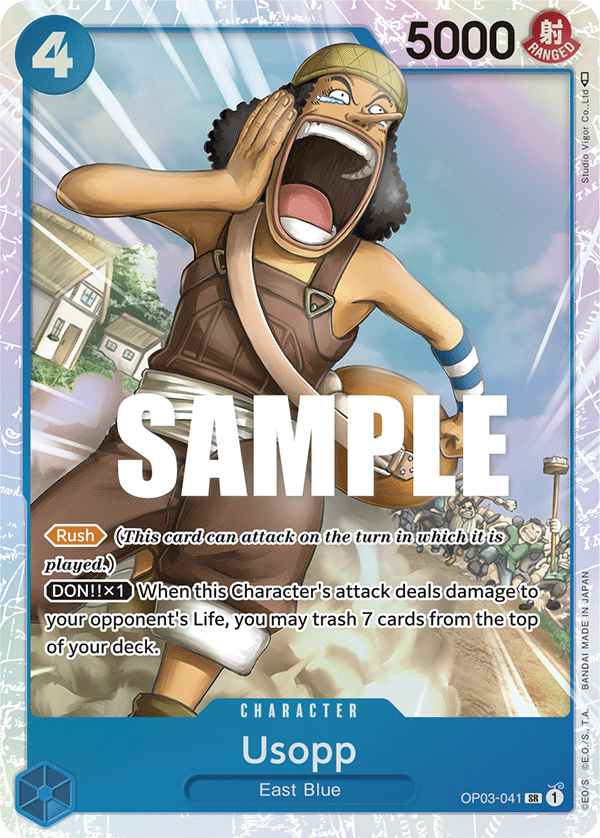 OP03-041 SR ENG Usopp Carte personnage super rare