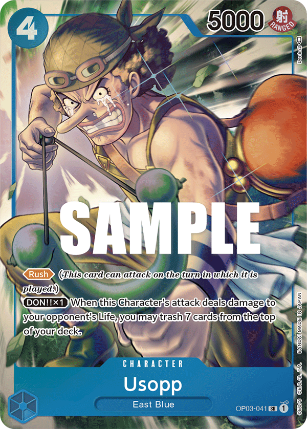 OP03-041 SR ENG Usopp (Parallèle) Carte personnage super rare