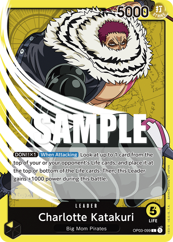 OP03-099 L ENG Charlotte Katakuri Carte leader