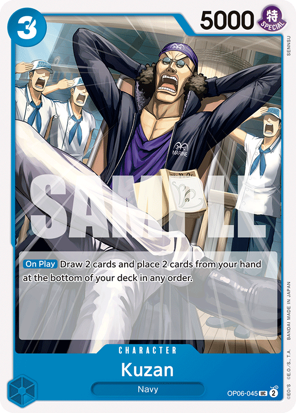 OP06-045 UC ENG Kuzan Carte personnage uncommon