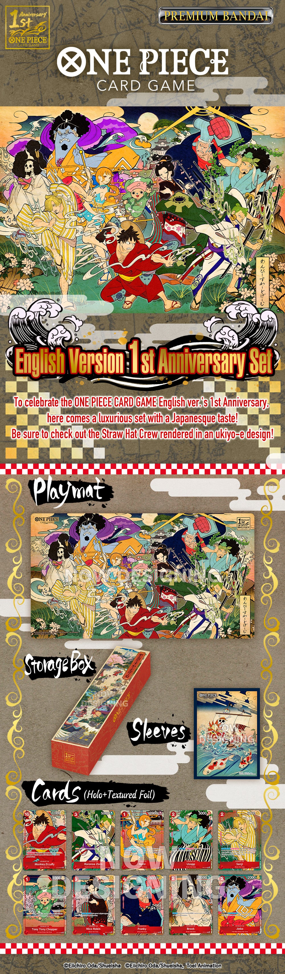 Tapis de jeu et Boîte de rangement - Monkey.D.Luffy - One Piece