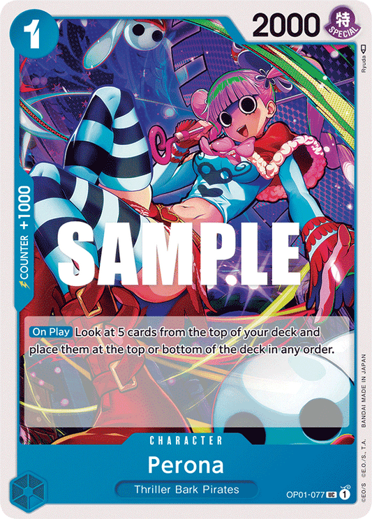 OP01-077 UC ENG Perona Carte personnage uncommon