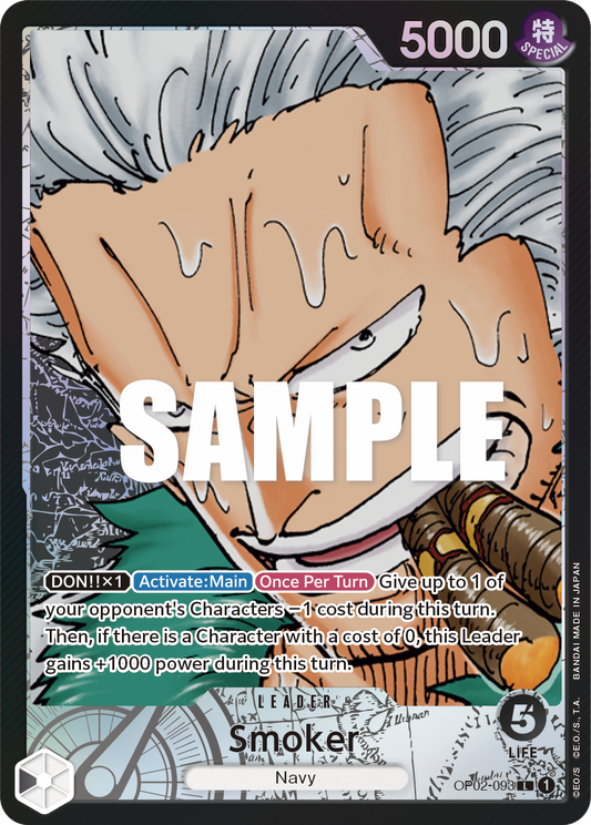 OP02-093 L ENG Smoker Parallèle Carte leader
